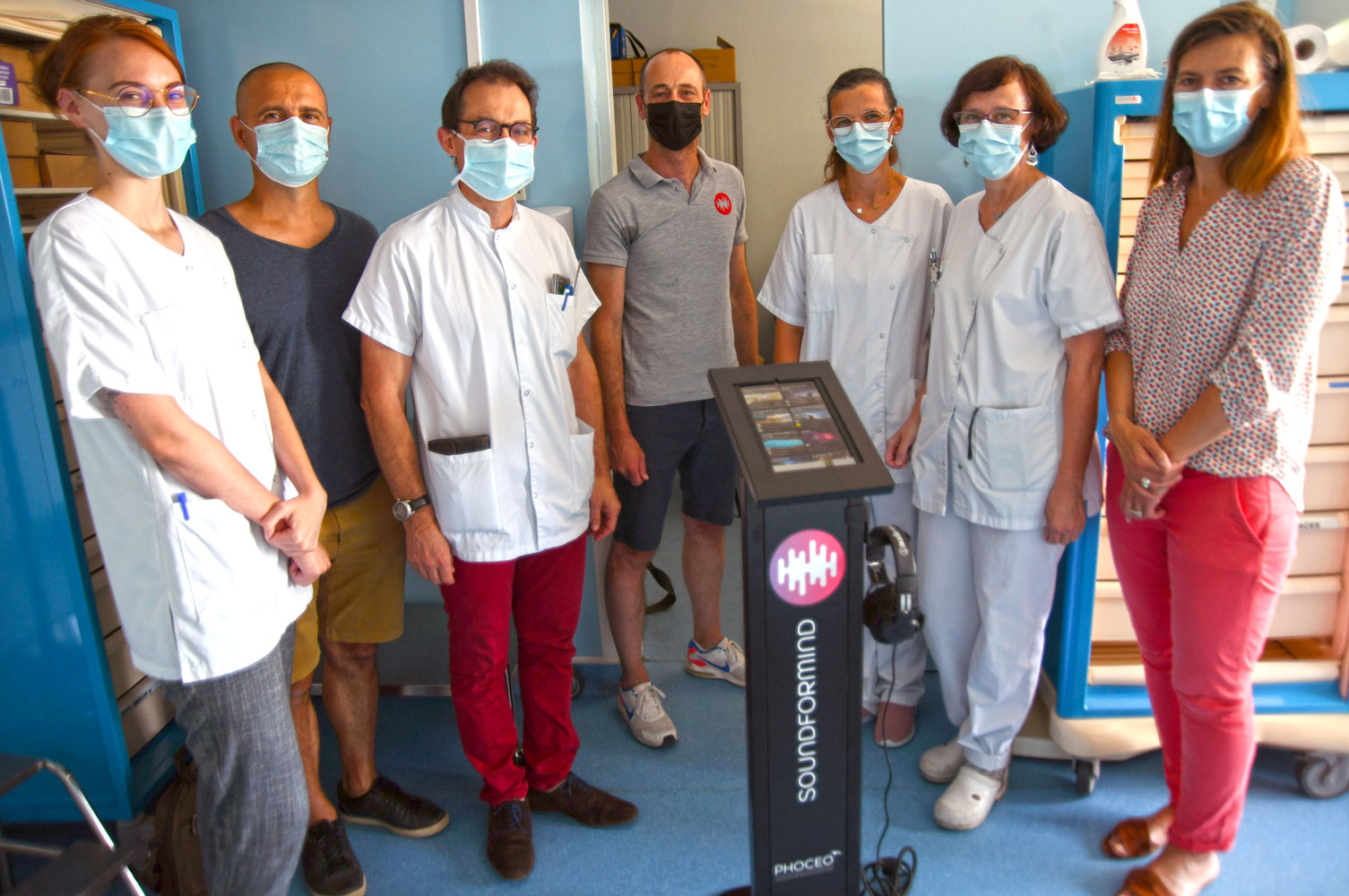 Utilisé en chirurgie orthopédique pédiatrique de l'Hôpital La Timone à Marseille SOUNDFORMIND